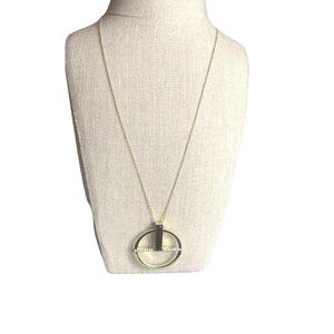 Ann Taylor  Gold Adjustable Pendant Necklace